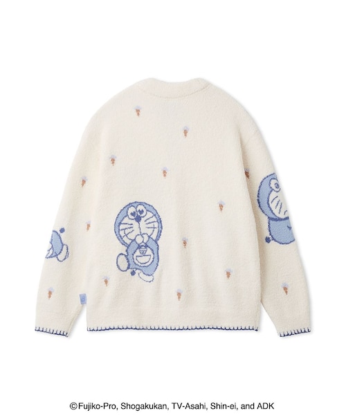 ドラえもん】【レディース】ベビモコジャガードカーディガン