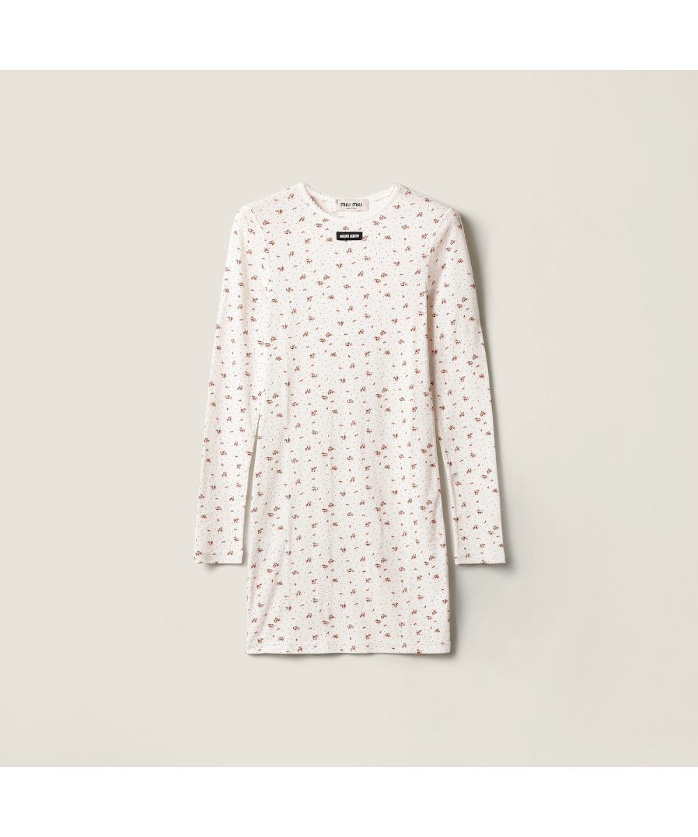 MIU MIU/ミュウミュウ通販 | リブ編み ジャージー ドレス【送料無料