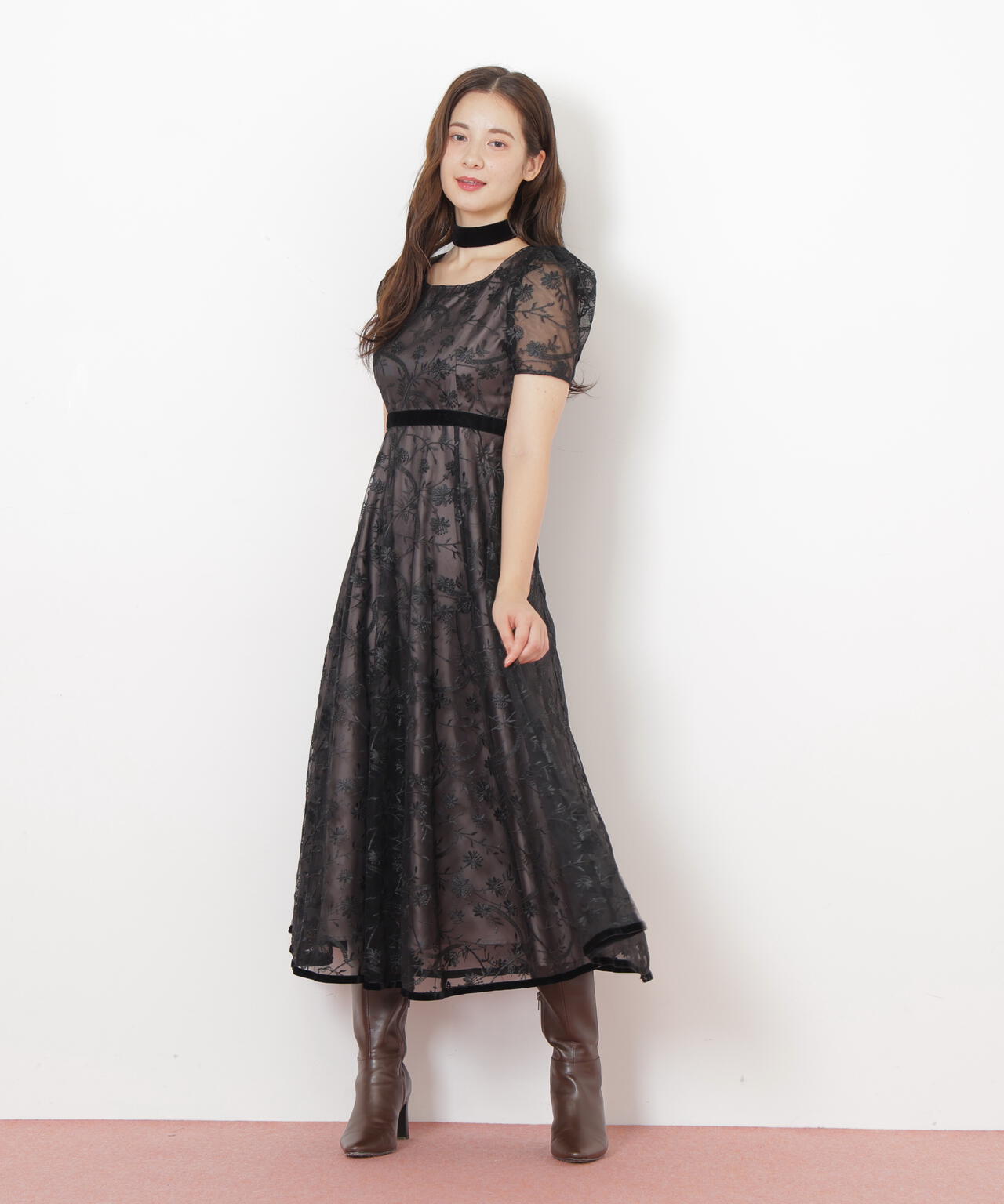 mikuさんコラボ＞エンブロイダリーレースドレス | JILL by JILL