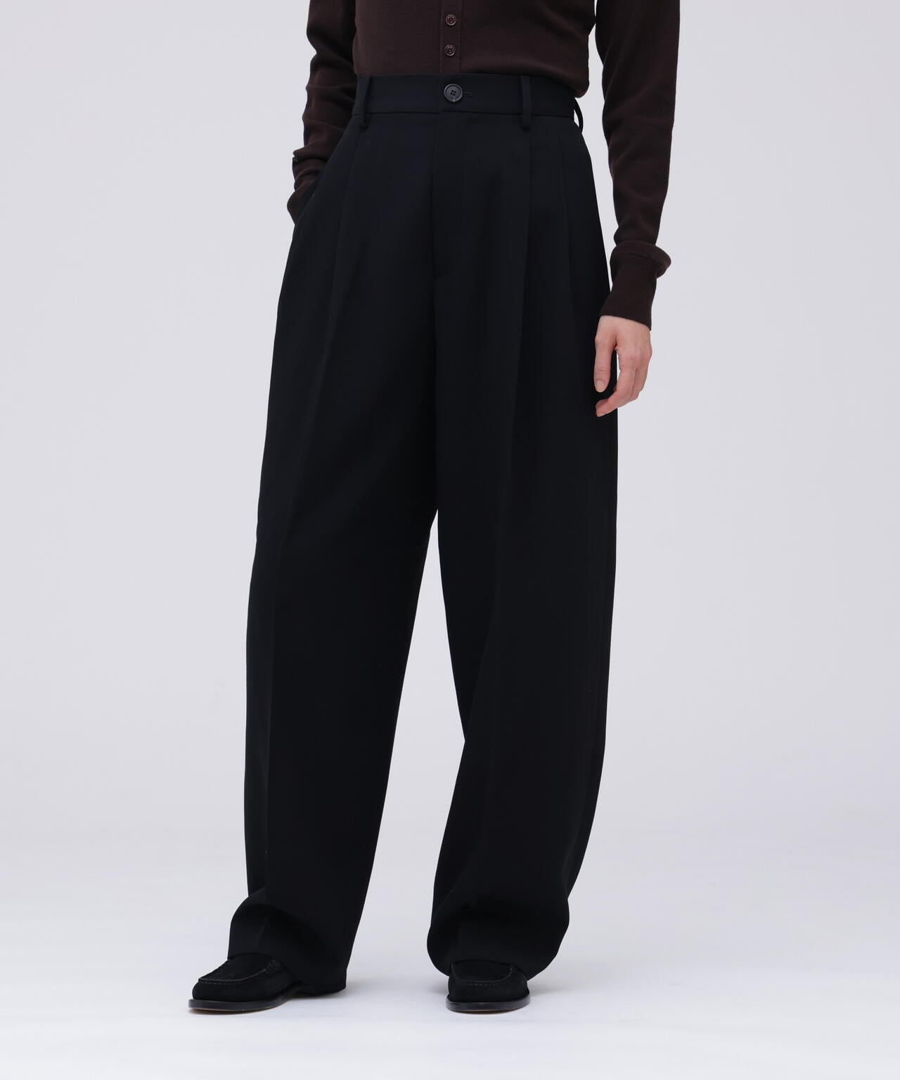 Cristaseya / DOUBLE PLEATED WIDE PANTS | THE LIBRARY（ザ ライブ