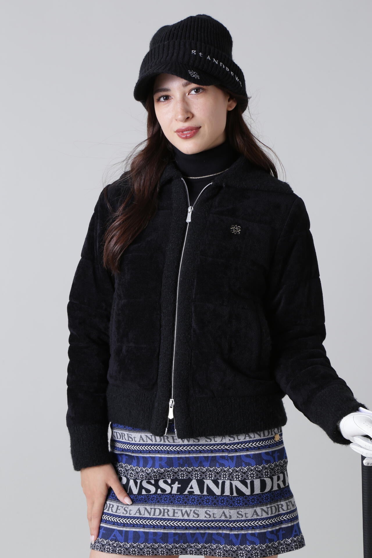 中綿ニットブルゾン (WOMENS) | St ANDREWS（セントアンドリュース