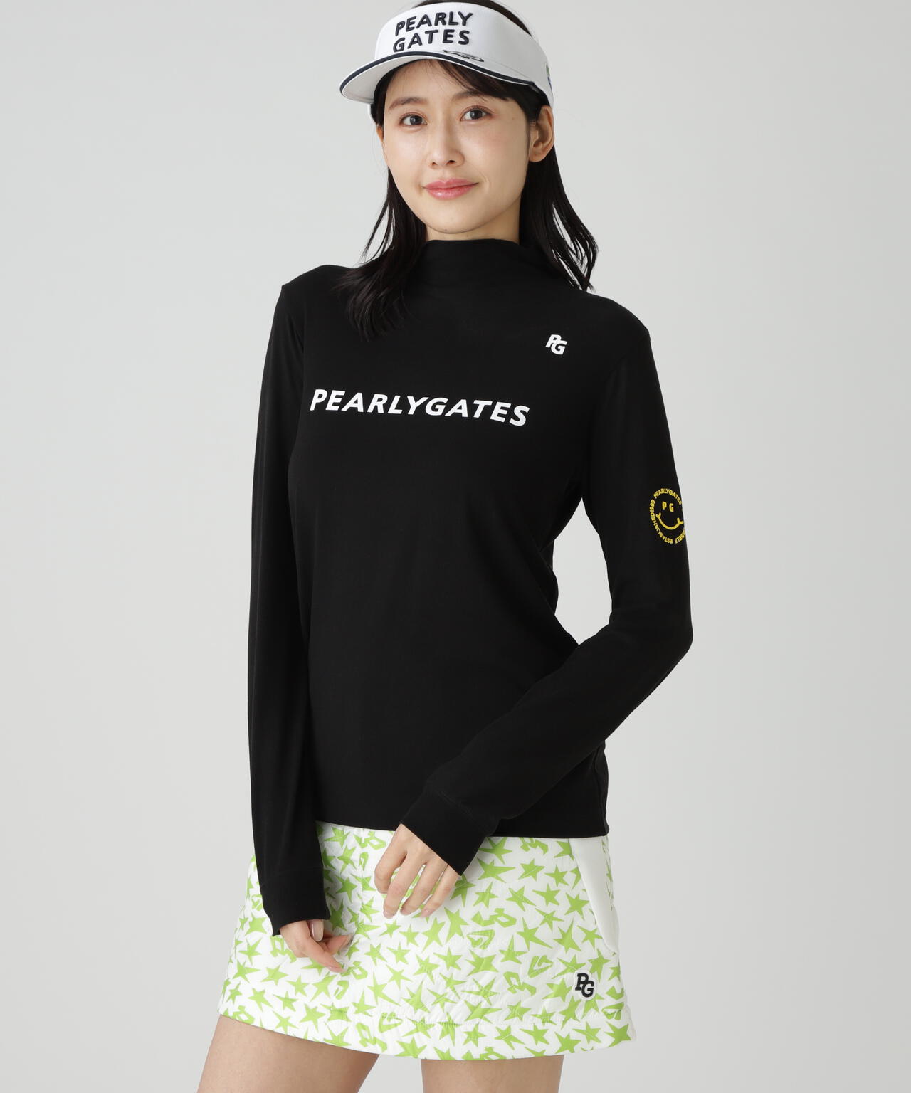 未使用品！PEARLY GATES レディースゴルフシャツ ハイネック サイス1