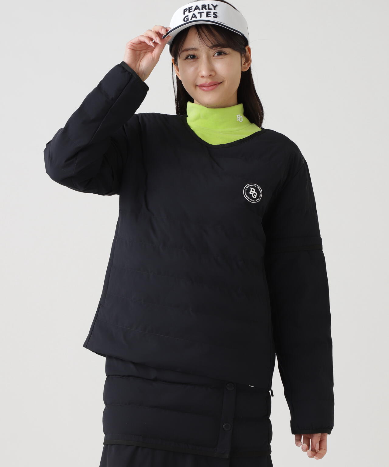 NyストレッチBIGリップストップ中綿2WAYスニードジャック | PEARLY