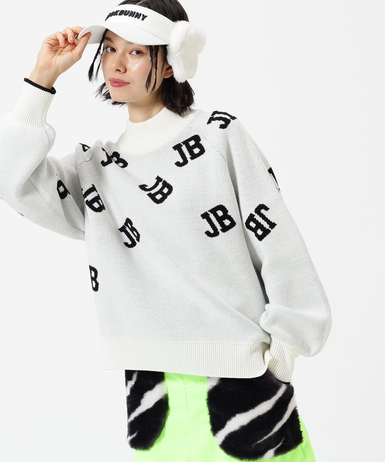 カジュアルモックネックニットプルオーバー | Jack Bunny!!（ジャック