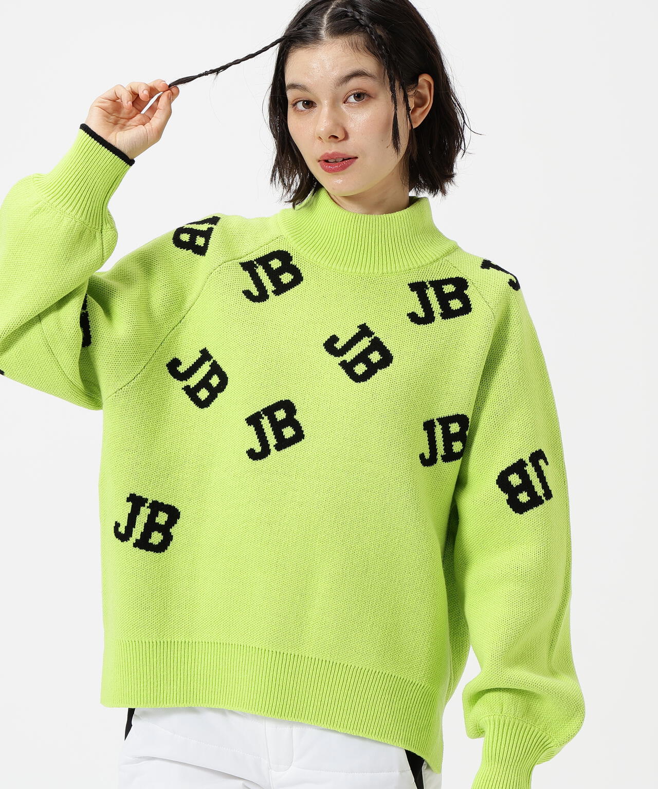 カジュアルモックネックニットプルオーバー | Jack Bunny!!（ジャック