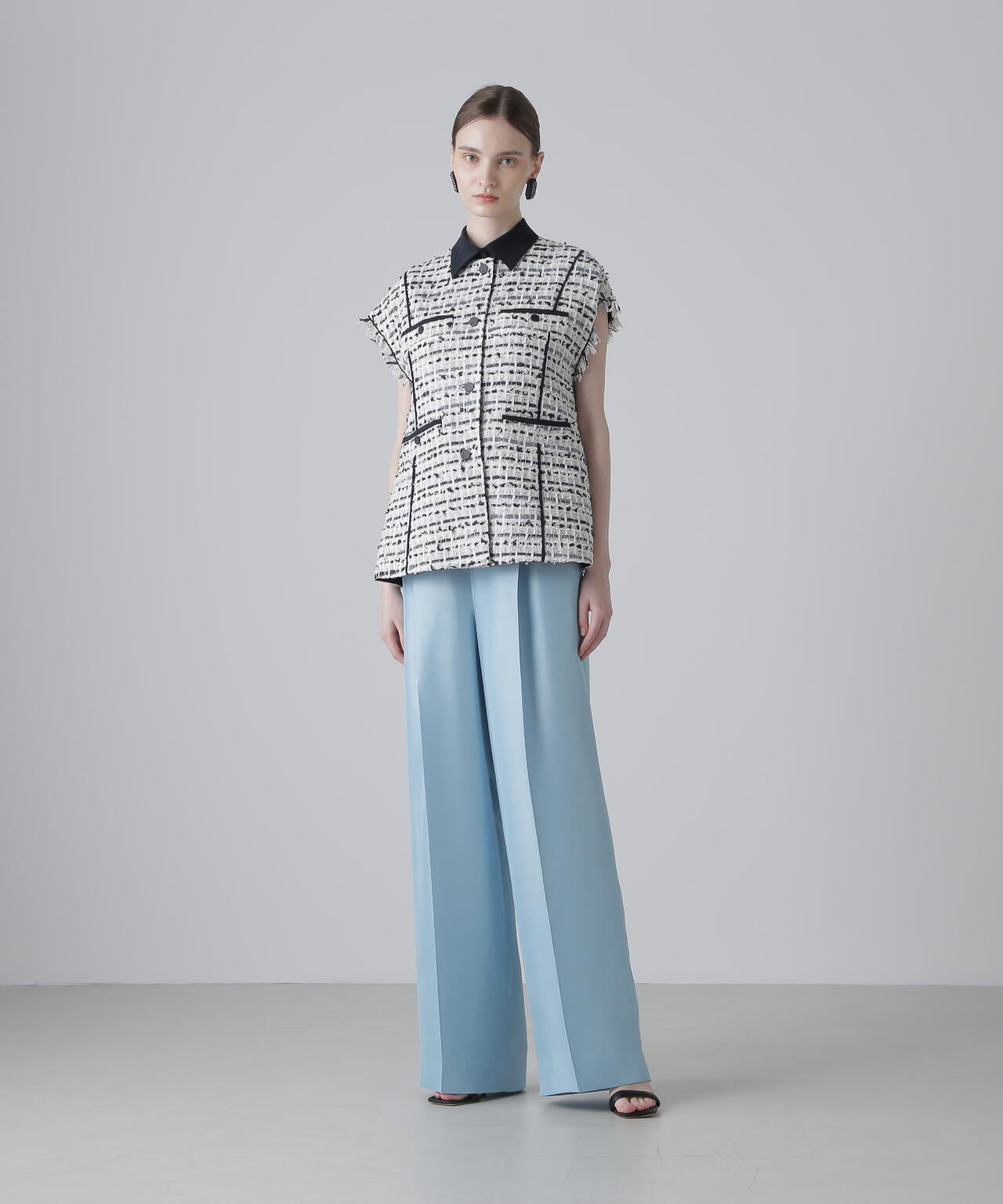 BLACK LABEL＞シルクダブルクロスパンツ | ADORE（アドーア） ｜【公式