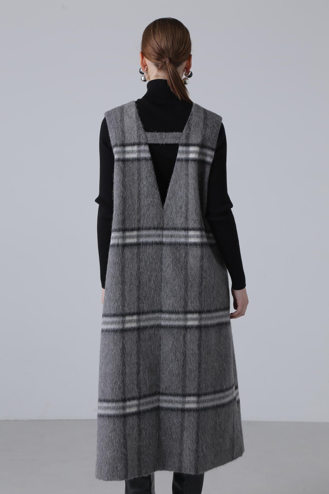 アルパカシャギーチェックワンピース | ADORE（アドーア） ｜【公式