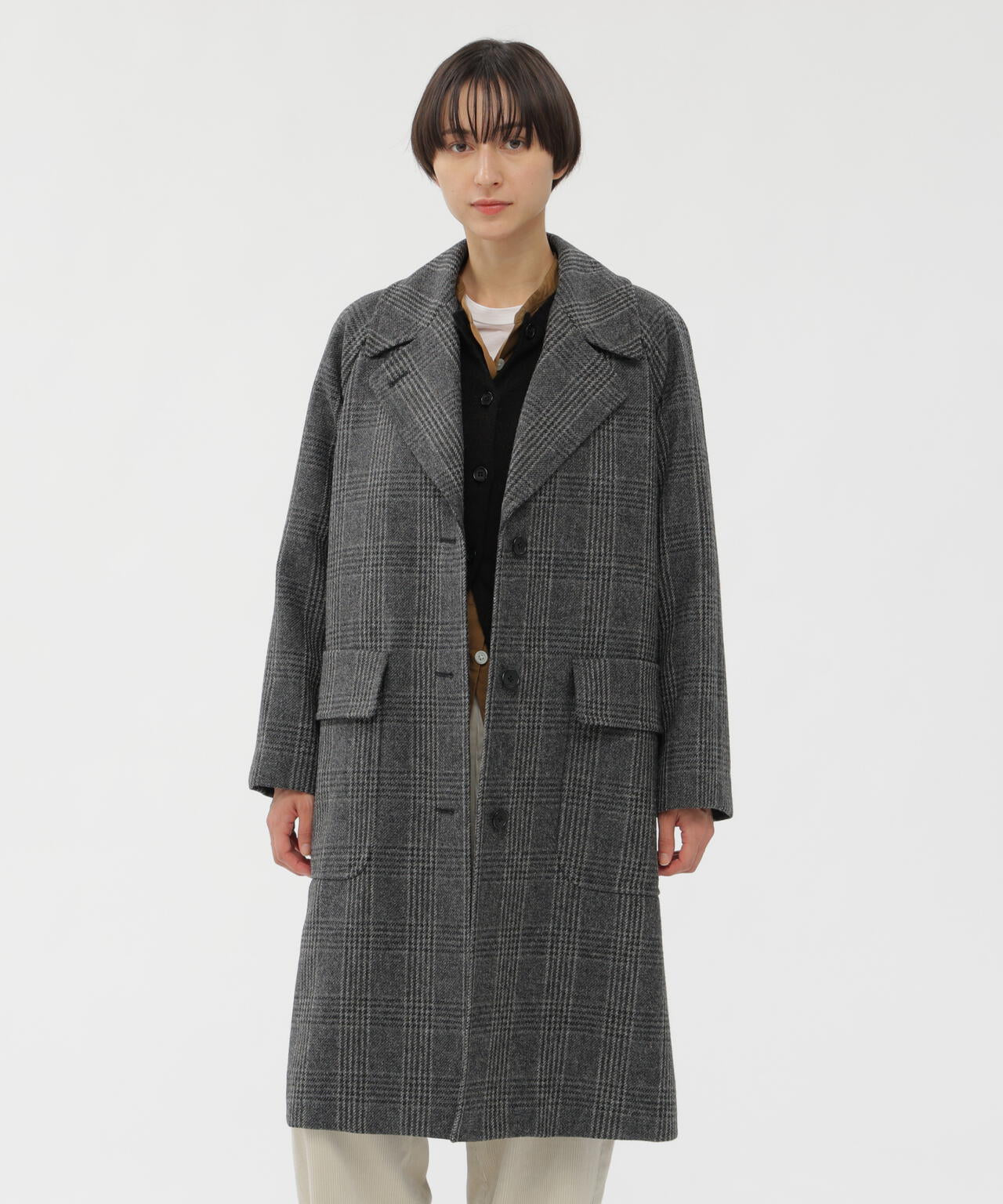 GLENCHECK WOOL COAT | MARGARET HOWELL（マーガレット・ハウエル