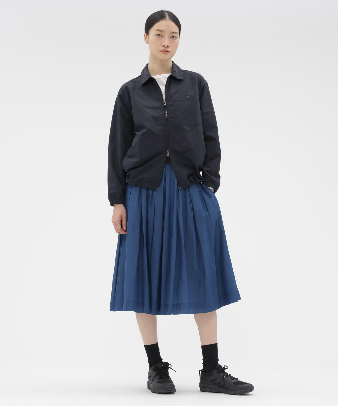 SHEER COTTON SILK SKIRT | MARGARET HOWELL（マーガレット・ハウエル