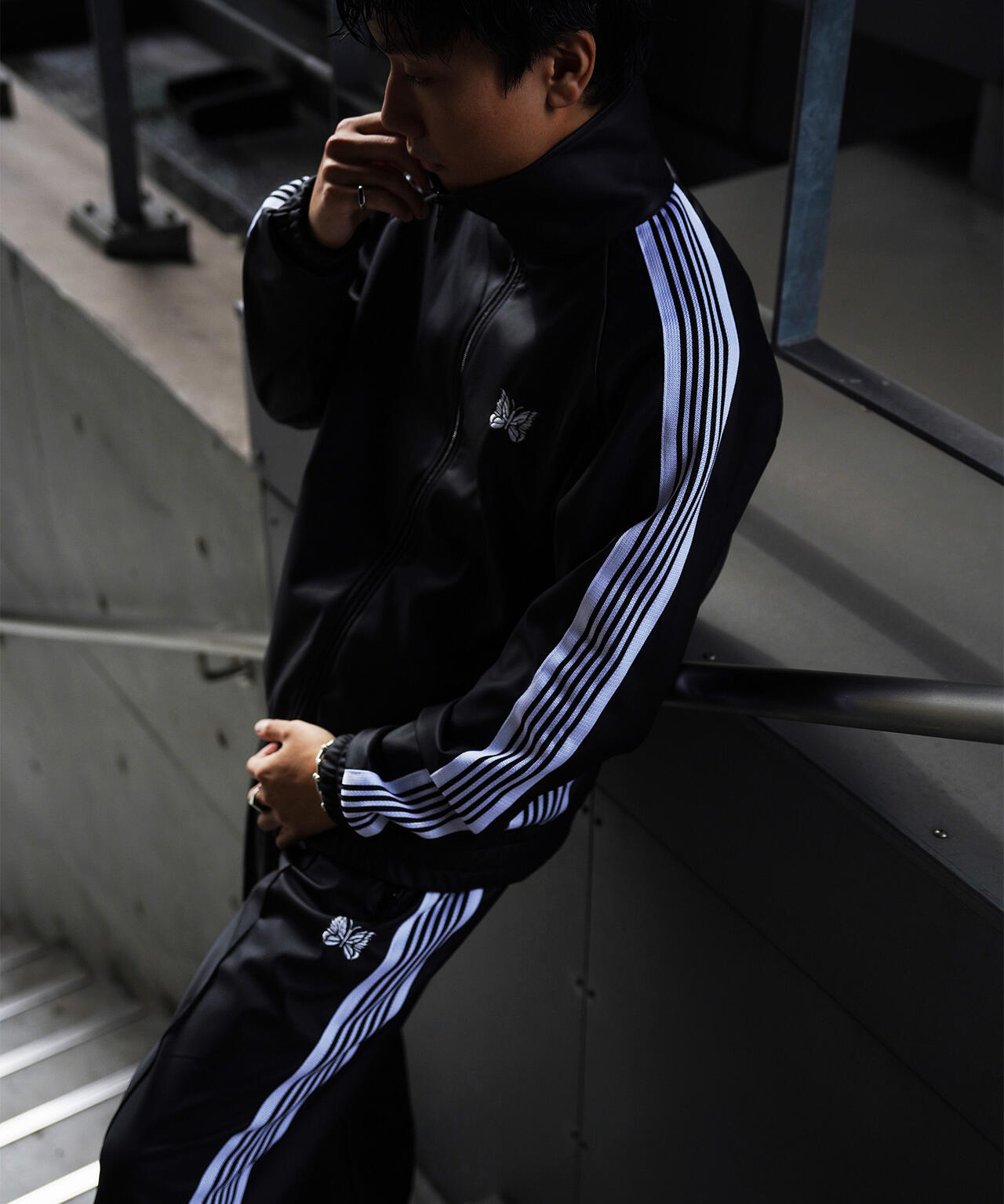 NEEDLES/ニードルズ/【LHP EXCLUSIVE】TRACK PANT - SYNTHETIC LEATHER