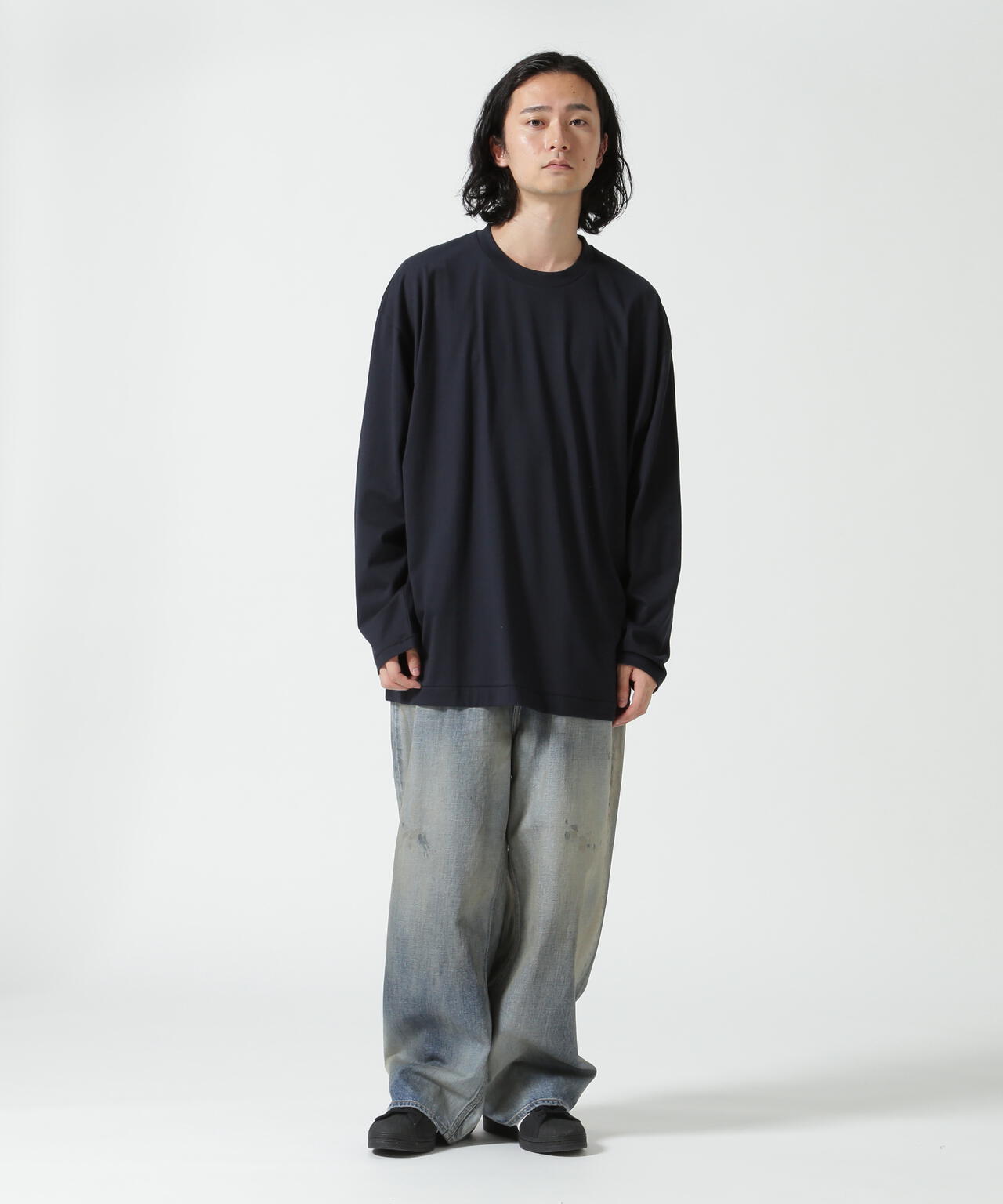 ATON (エイトン)SUVIN60/2 | OVERSIZED L/S T-SHIRT | B'2nd（ビー