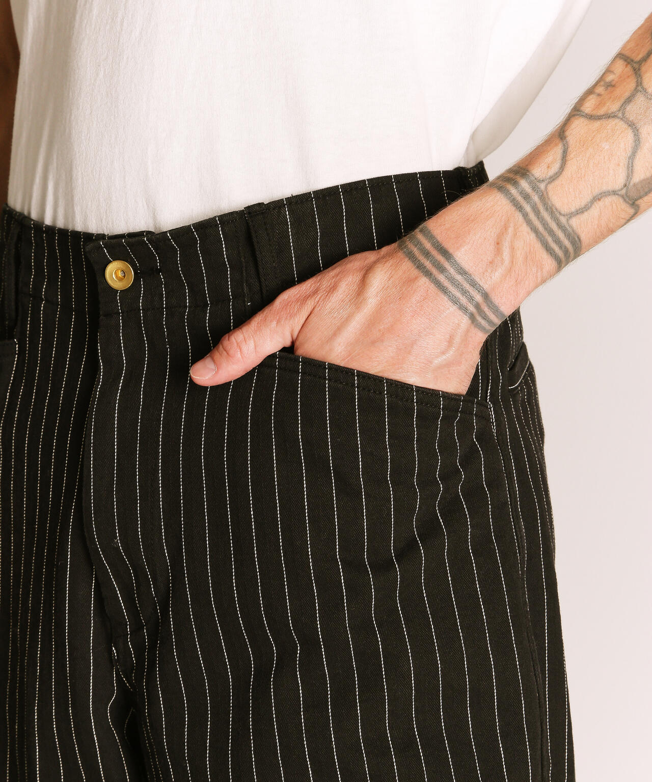 STRIPE FRISCO PANTS/ストライプ フリスコパンツ | Schott（ショット