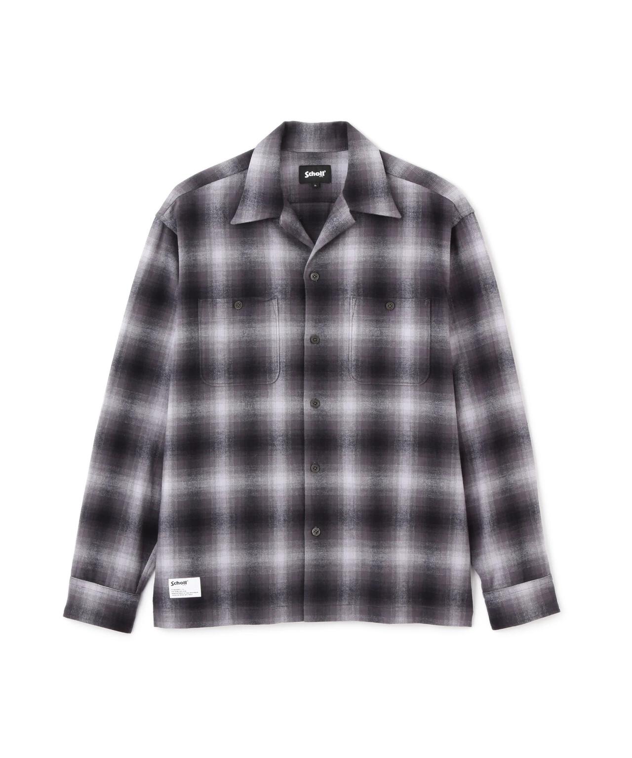 OMBRE CHECK FLANNEL LS SHIRT/オンブレチェック フランネル LSシャツ