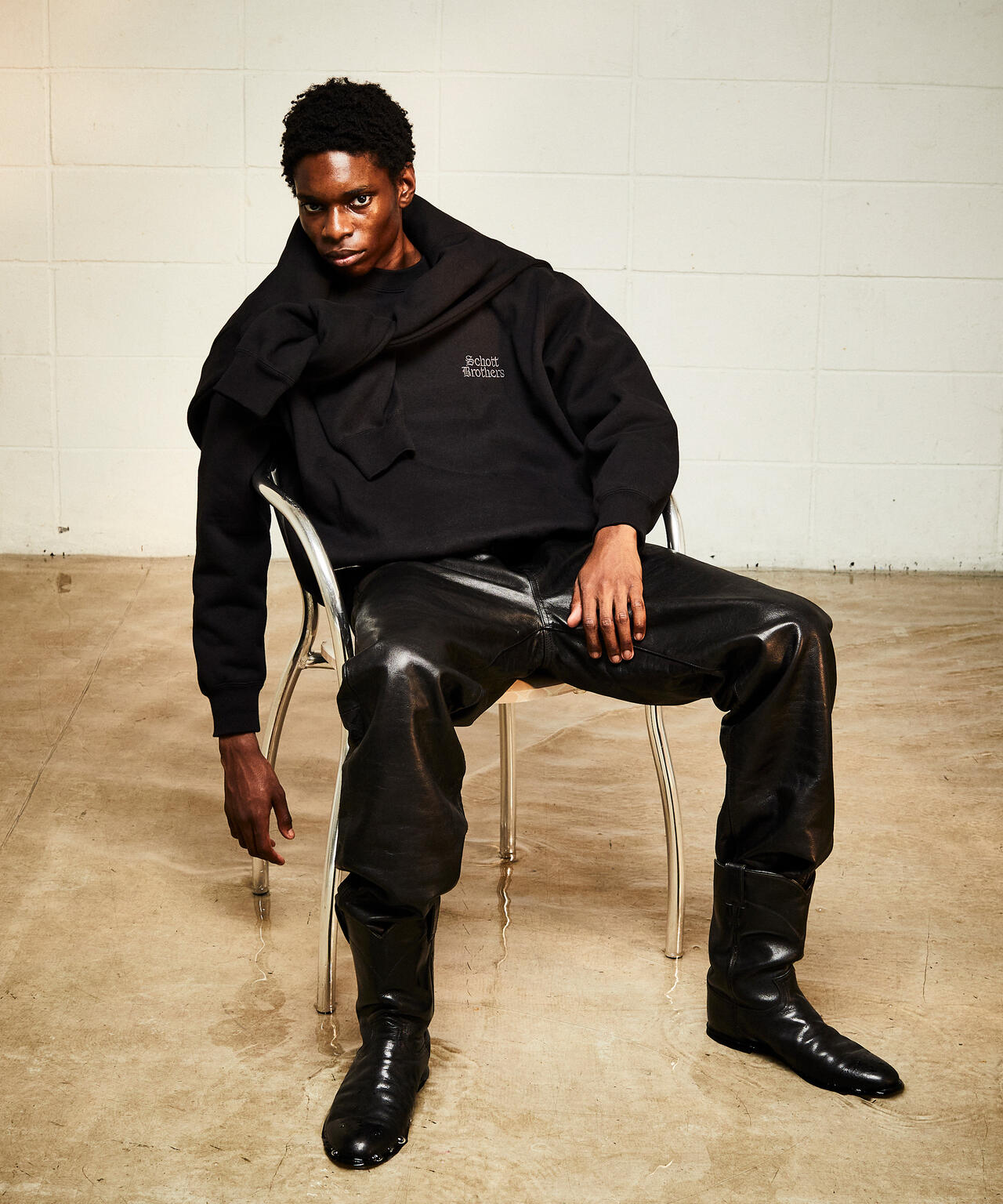 B.S. CREW SWEAT/ブラックシープ クルーネック スウェット | Schott