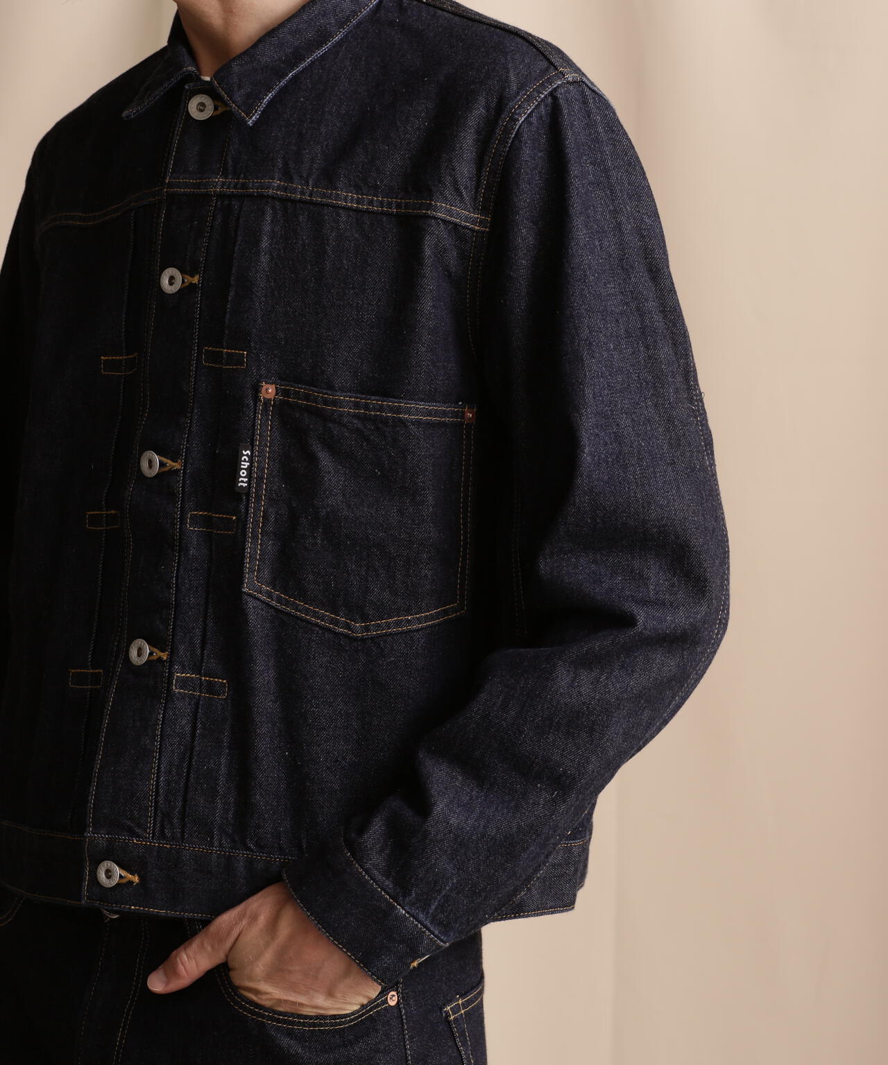 直営限定】1st DENIM JACKET/デニム ジャケット Gジャン | Schott