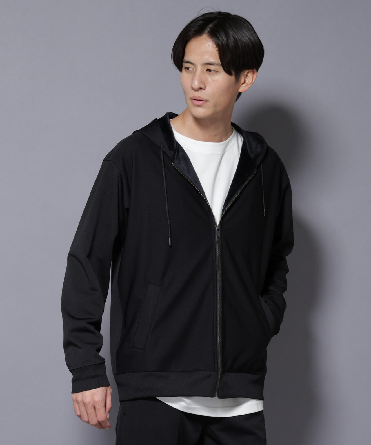 MC｣coveross(R) フリースボンディングジップアップパーカー | NANO