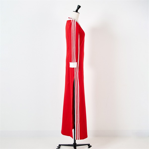 GUCCI×adidas ワンピース XS レッド ホワイト ポリエステル