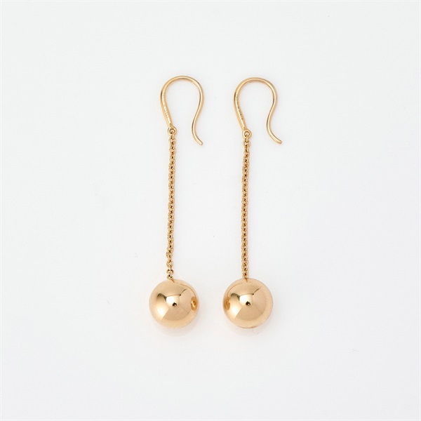 TIFFANY & Co. ハードウェアボールフック ピアス ゴールド 750YG