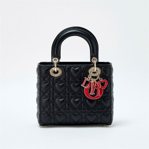 Christian Dior レディディオール スモール ハンドバッグ ブラック