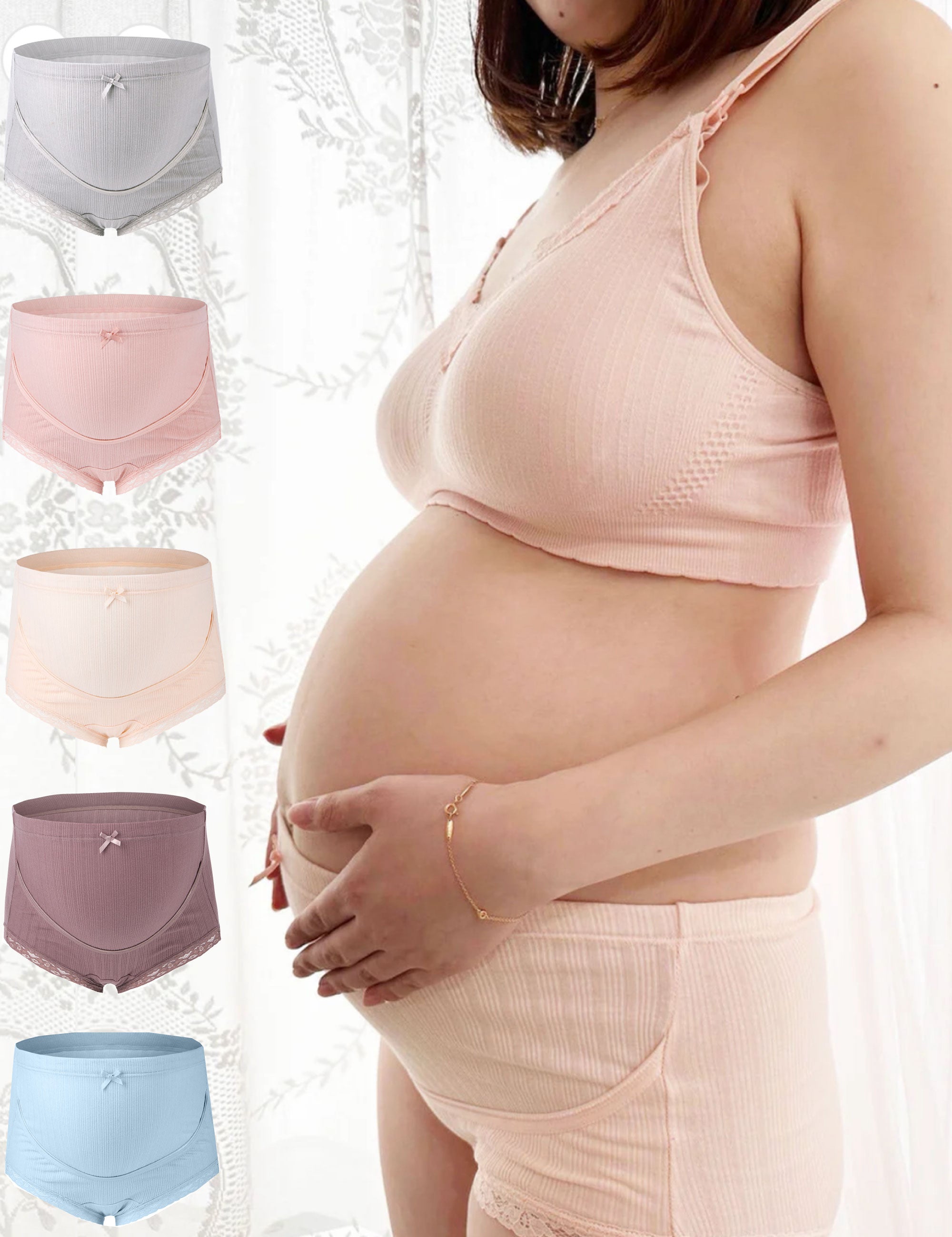 3枚セット】助産師監修・お腹すっぽりマタニティショーツ：旧色 – 助産