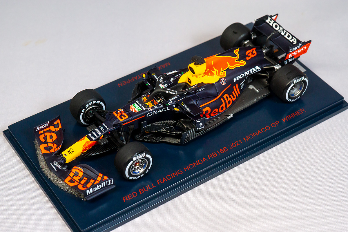 Spark Red Bull RB16B Honda M. Verstappen Winner Monaco GP 2021