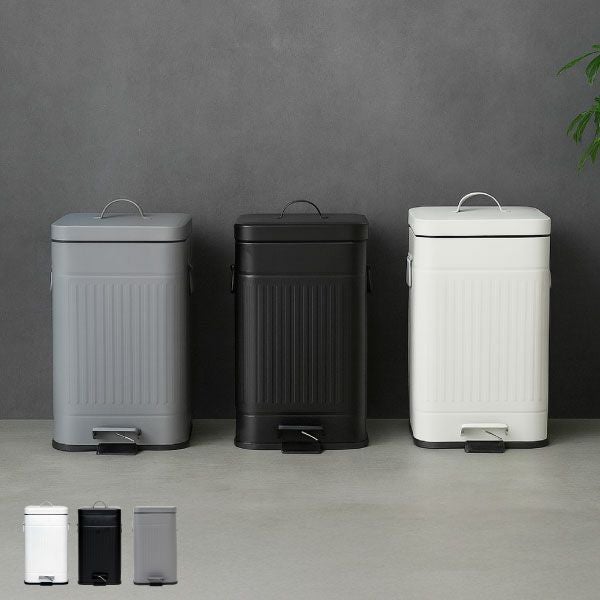 Galva ガルバ スクエアダストボックス 12L 2個セット | インテリア雑貨