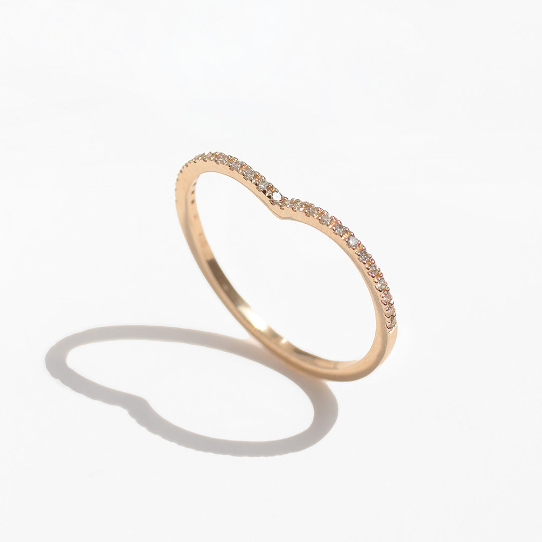 K10リング ハートシルエットダイヤ｜MONATELIER（モナトリエ）公式