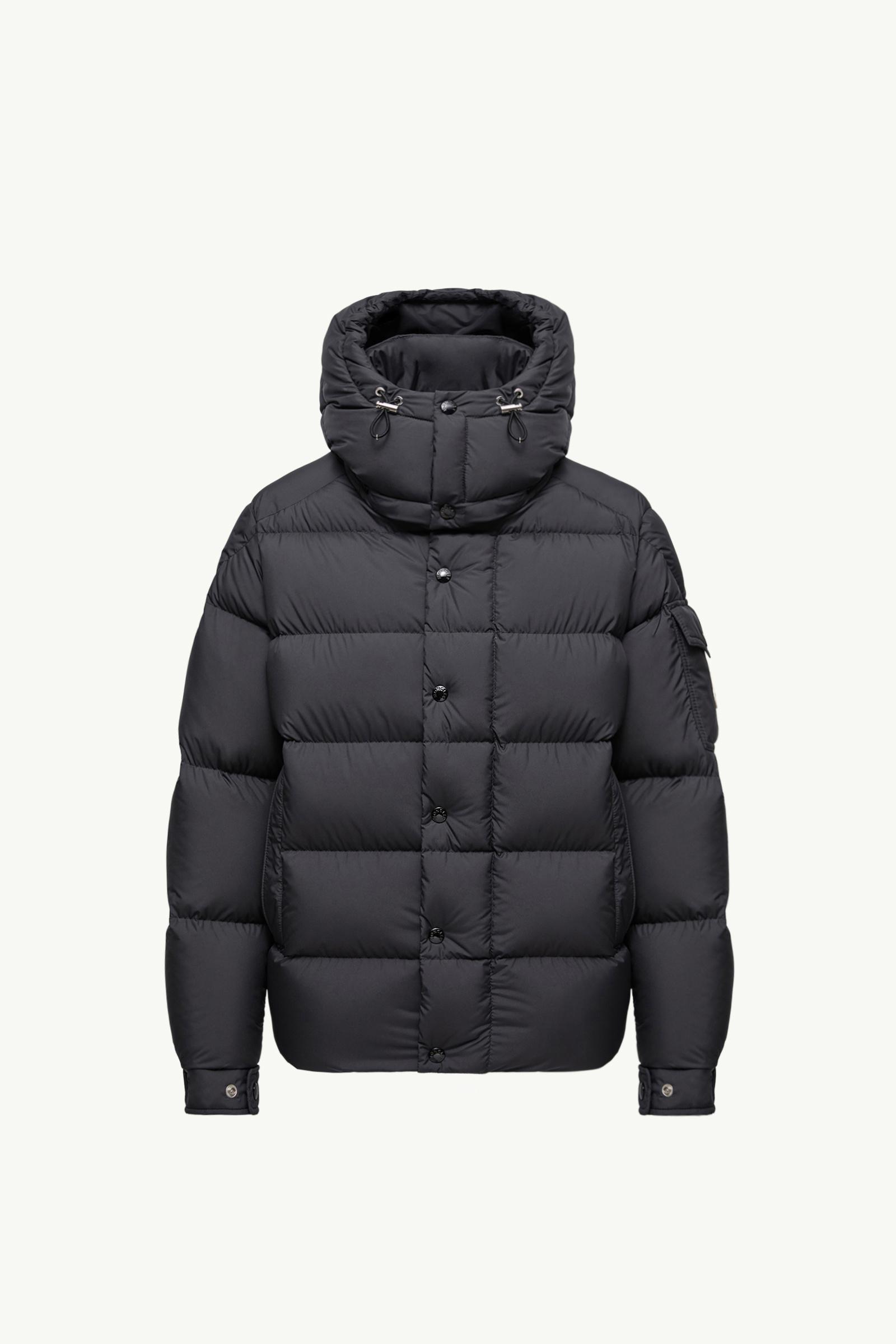 Black Moncler Maya 70 Hooded Short Down Jacket - Short Down