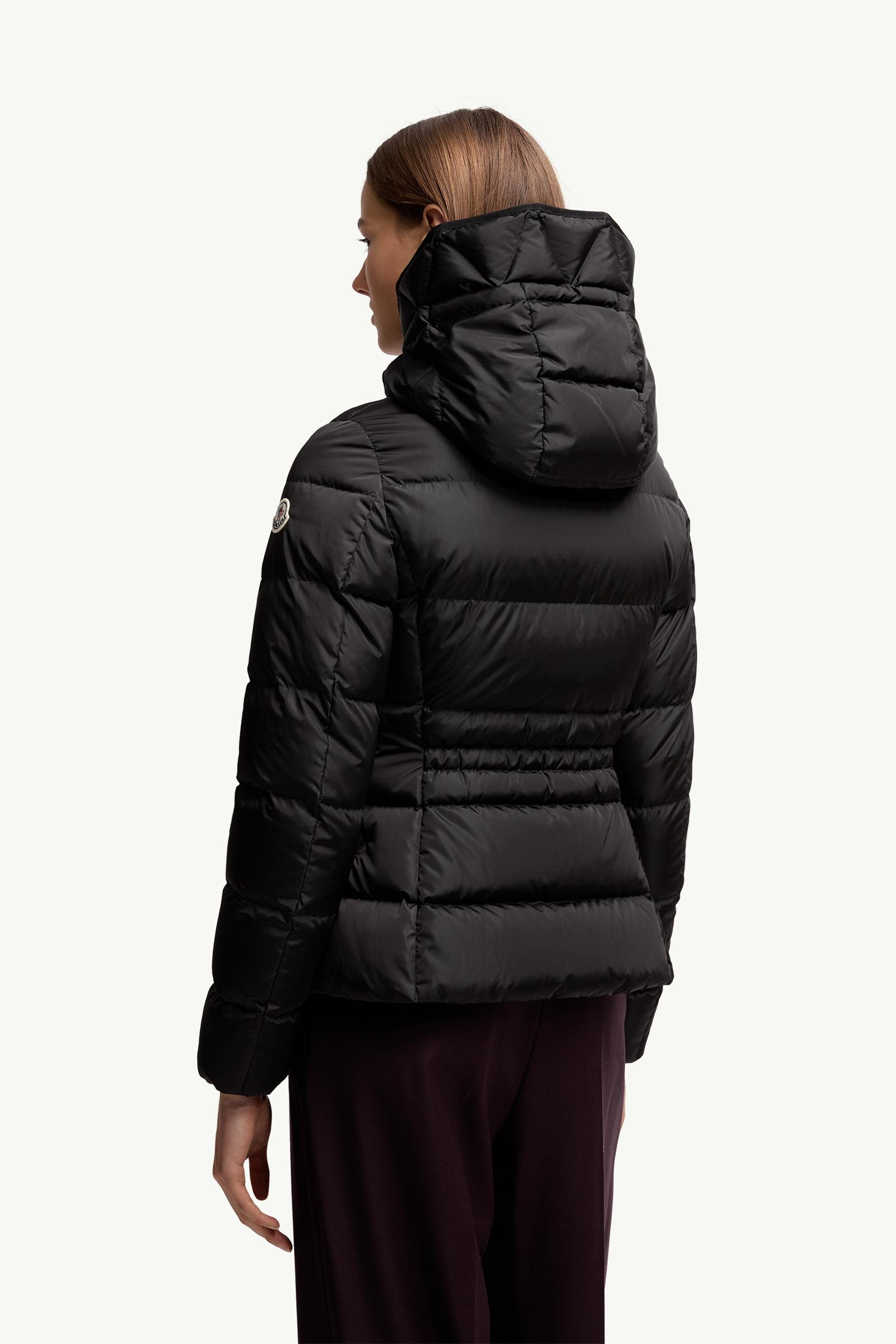 Black Avoce Hooded Short Down Jacket - Short Down Jackets for