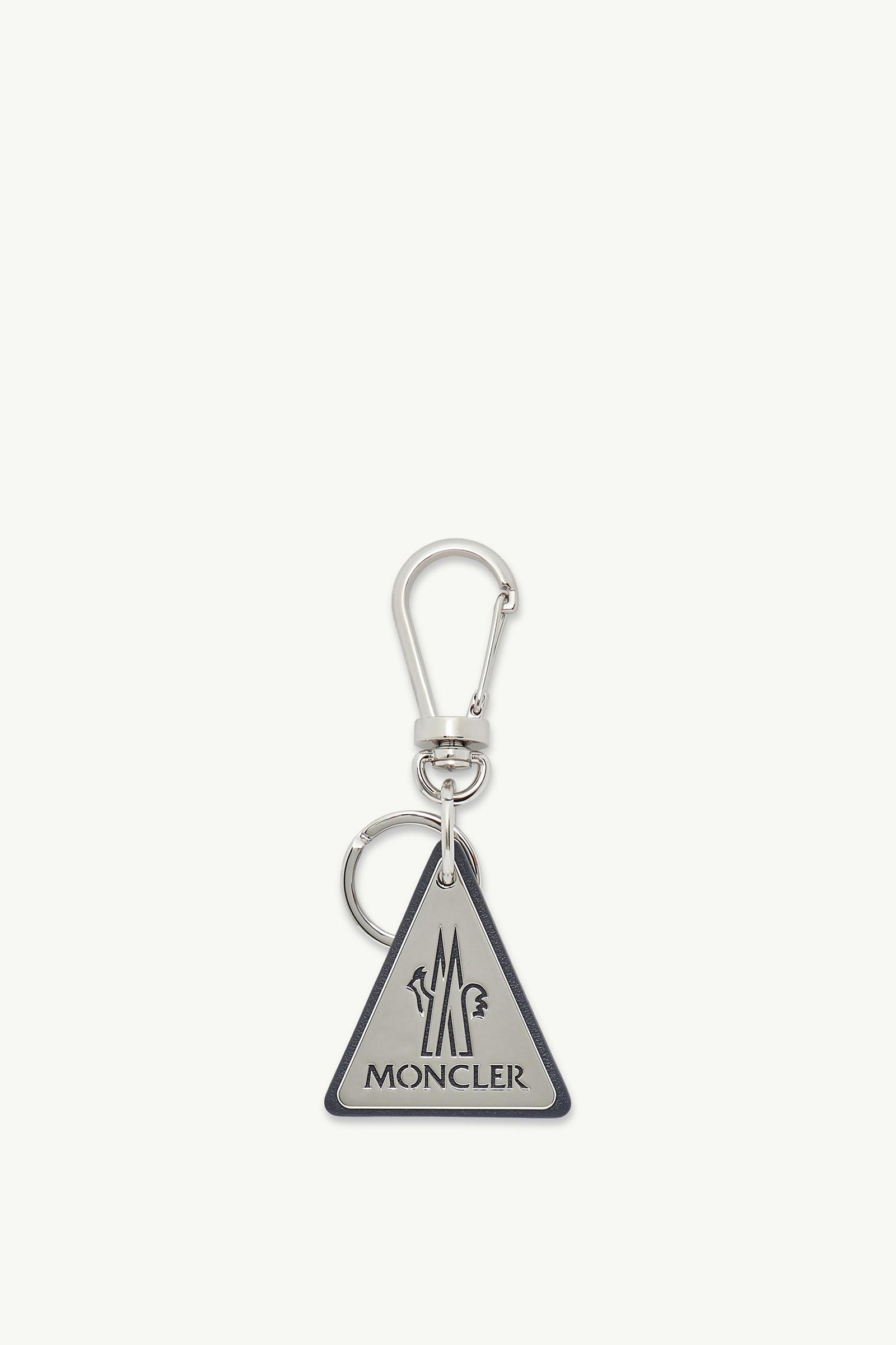 Silver Logo Leather Key Ring - Bags & Small Accessories for Men