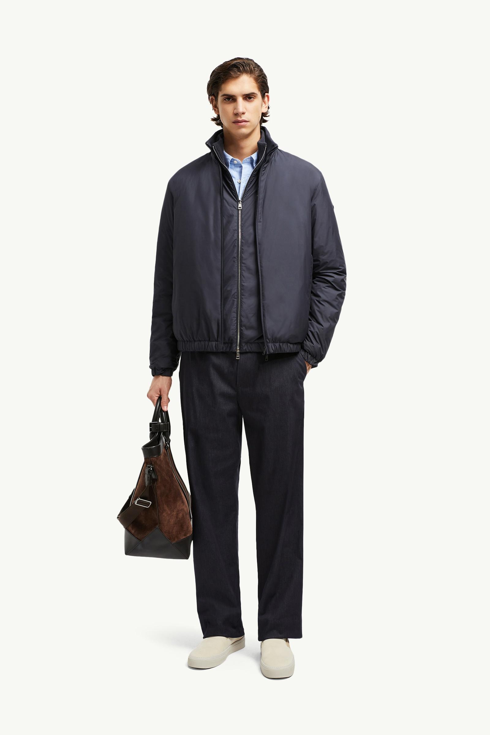 ダークブルー Berre ショートダウンジャケット : ダウンジャケット全て