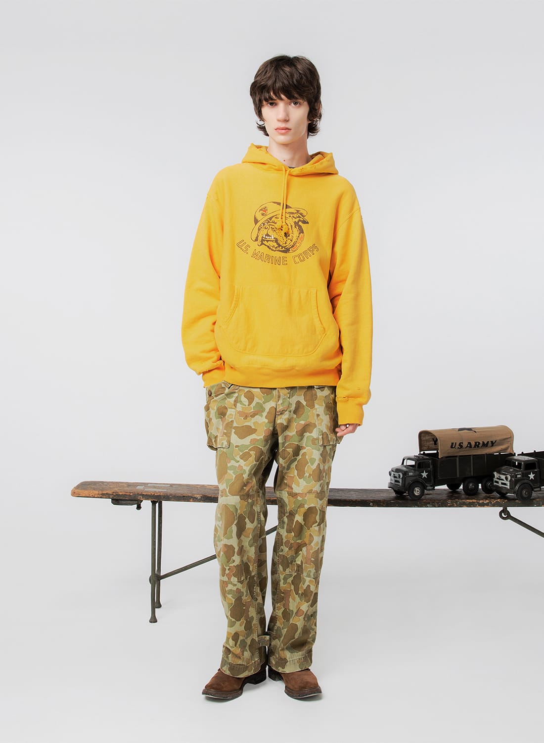 USMC BULLDOG HOODIE|USMC ブルドッグ フーディーUSMC ブルドッグ