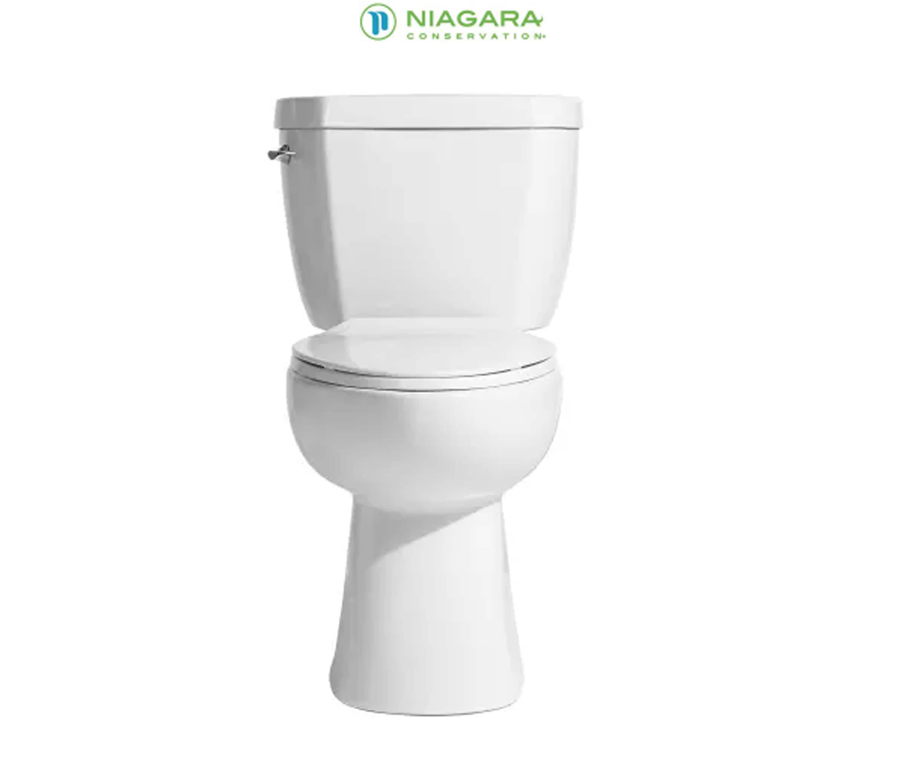 Niagara White 0.8-GPF Single High Efficiency Toilet Tank N7714TFH