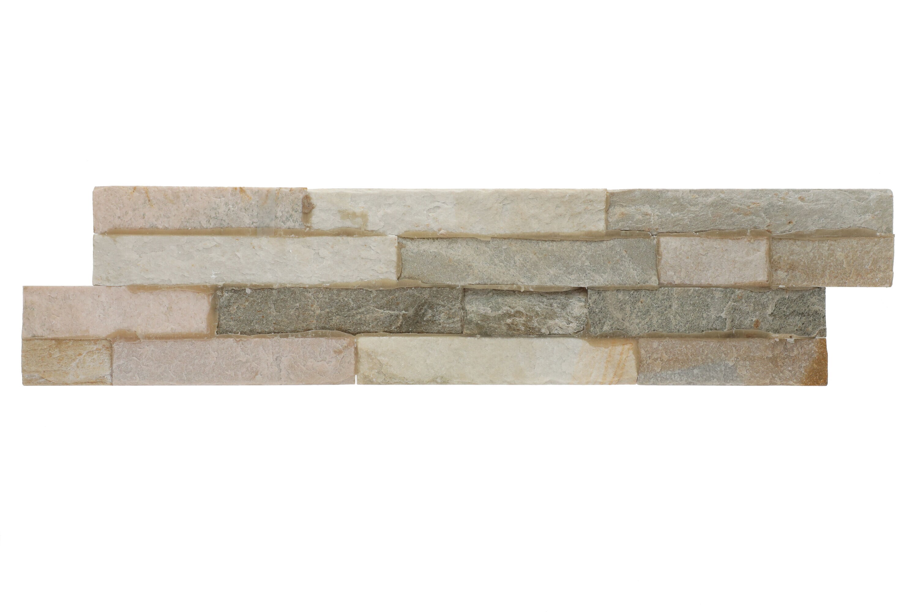 American Olean 24-in x 6-in Drakestone 1-sq ft Golden River Stone