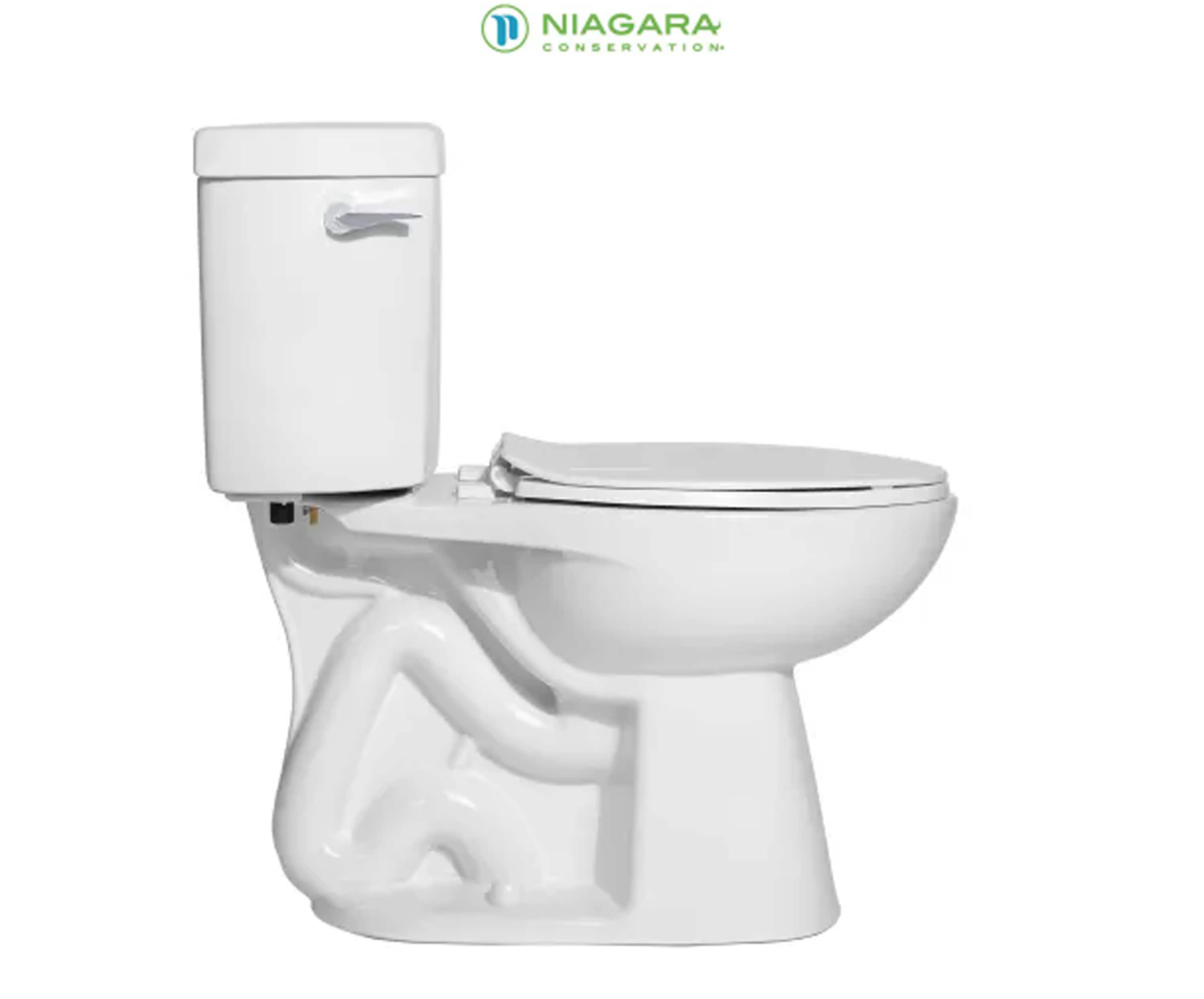 Niagara White 0.8-GPF Single High Efficiency Toilet Tank N7714TFH