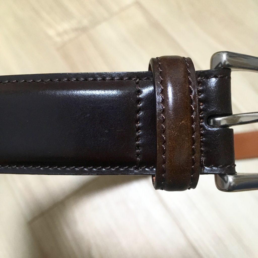 KTルイストンのコードバンベルトを買う前に！コードバンのベルトを2年