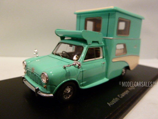 Mini Austin Camper High Roof Green 1:43 S1518 SPARK diecast model