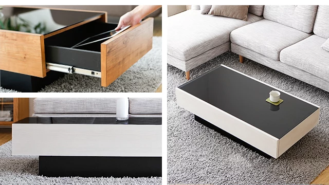 幅105cm 全4色 日本製 収納付きセンターテーブル｜モダンデコ公式