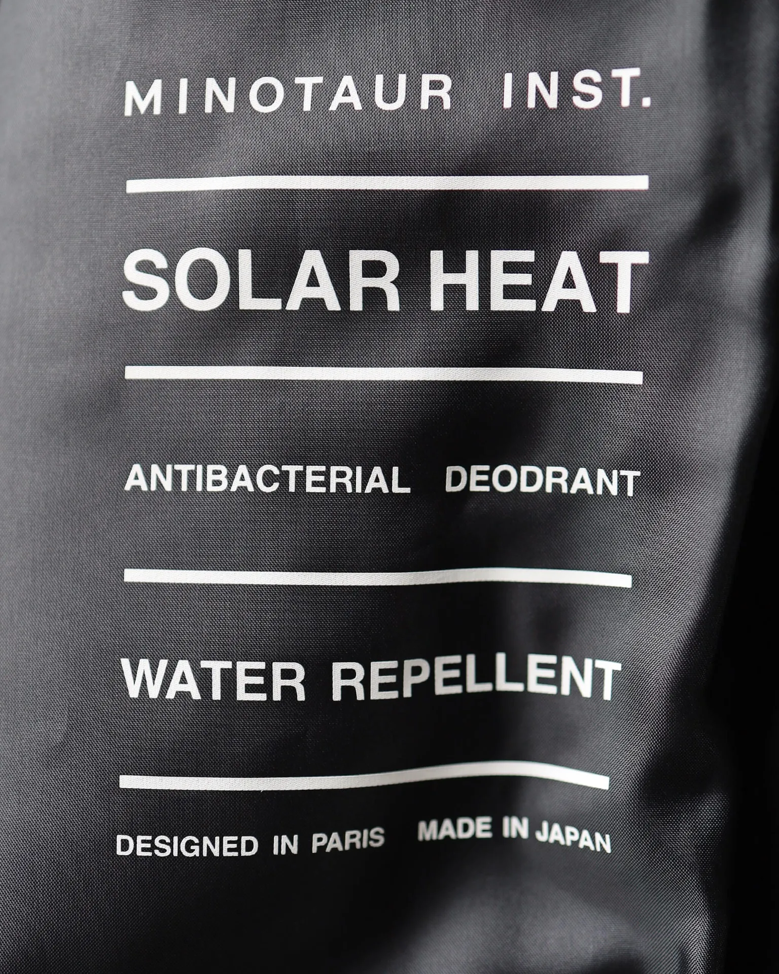 MINOTAUR INST. - SOLAR HEAT BLOUSON & ZONE HOOD VEST | BLOG