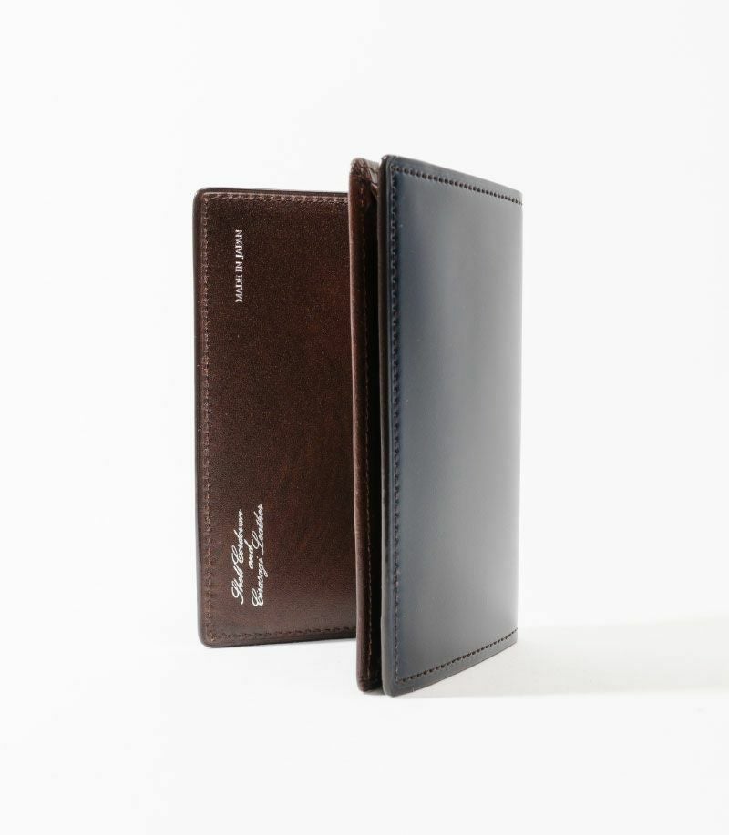 通しマチ名刺入れ｜コードバン＆シラサギレザー |革製品CYPRIS