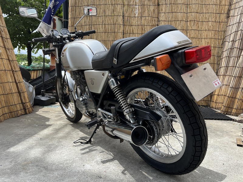 ホンダ GB250クラブマン 初期型ノーマルオリジナル 純正シルバー