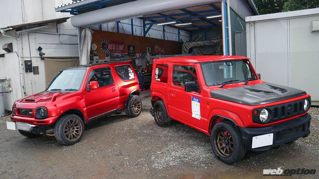 サーキットを爆走する超攻撃的ジムニーがさらに進化！」レインボー