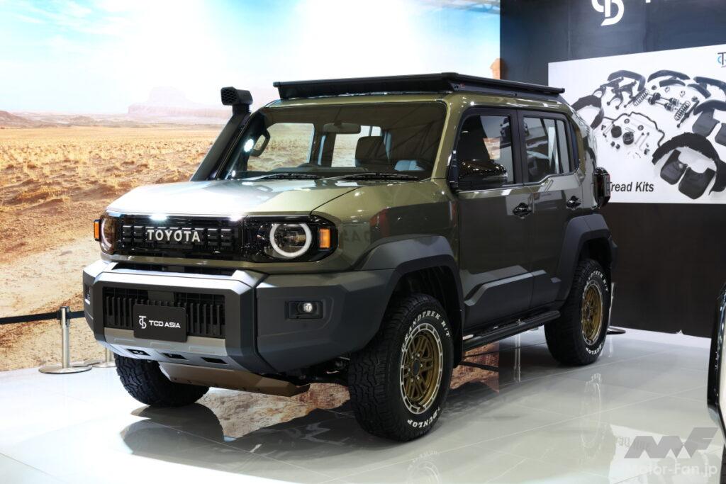 やっぱりいた！ ランクルFJ、さらには新型ハイラックスが見られるのは