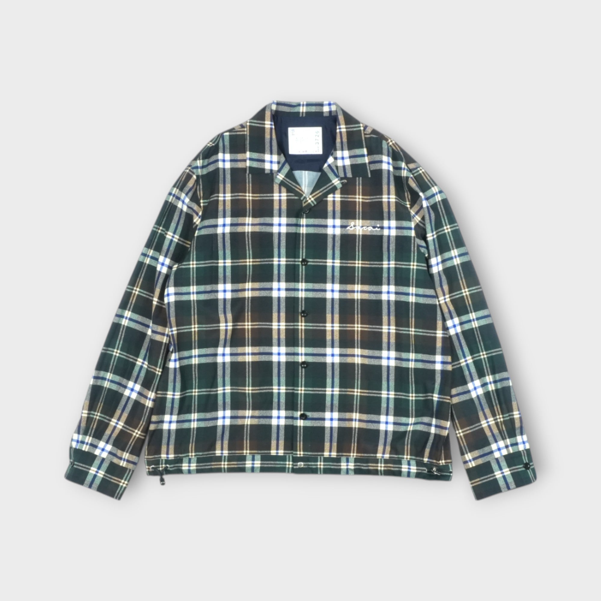 sacai Plaid Print Shirt – mou by ACROPOLIS