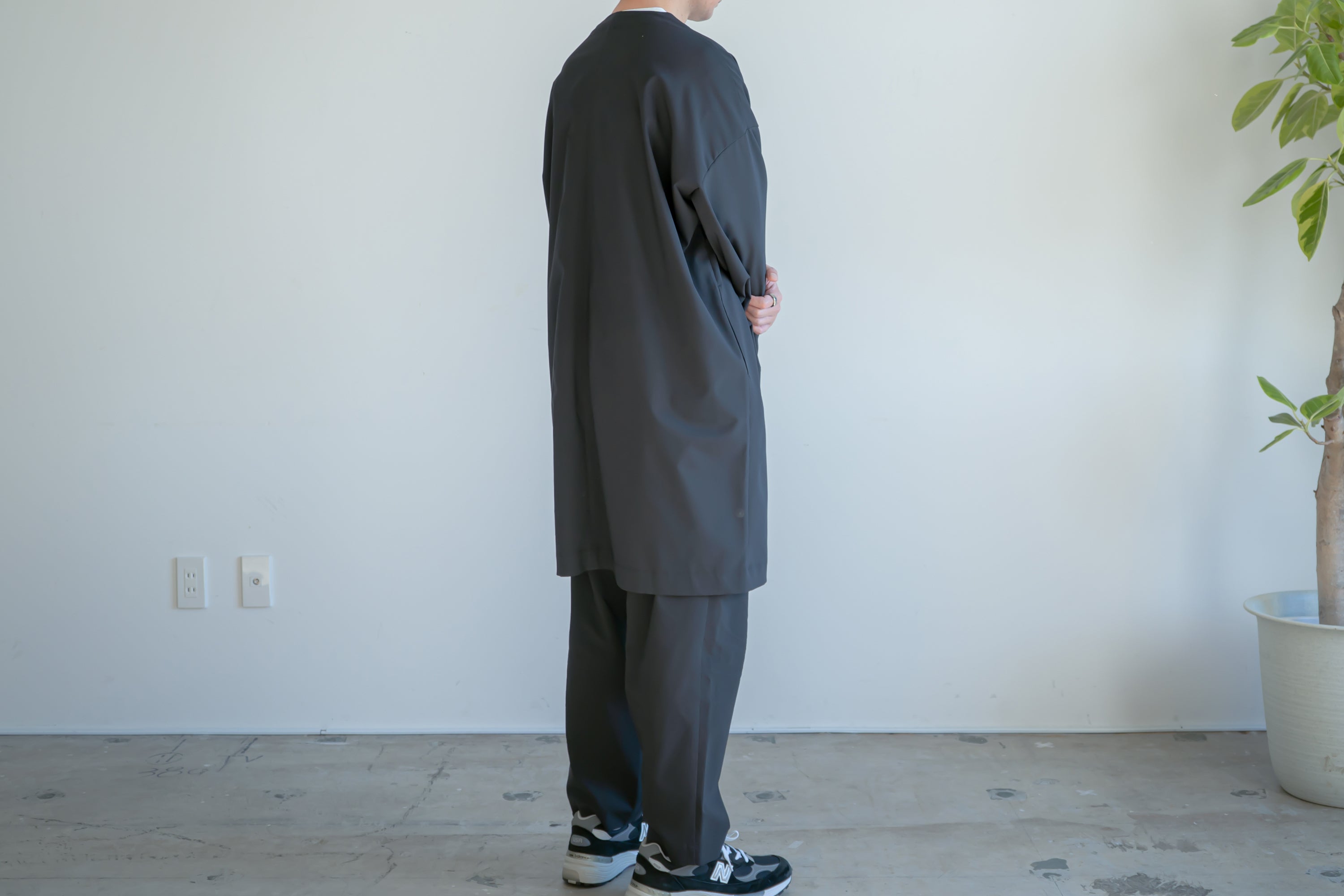 Minimalist HAORI (Long) / Black