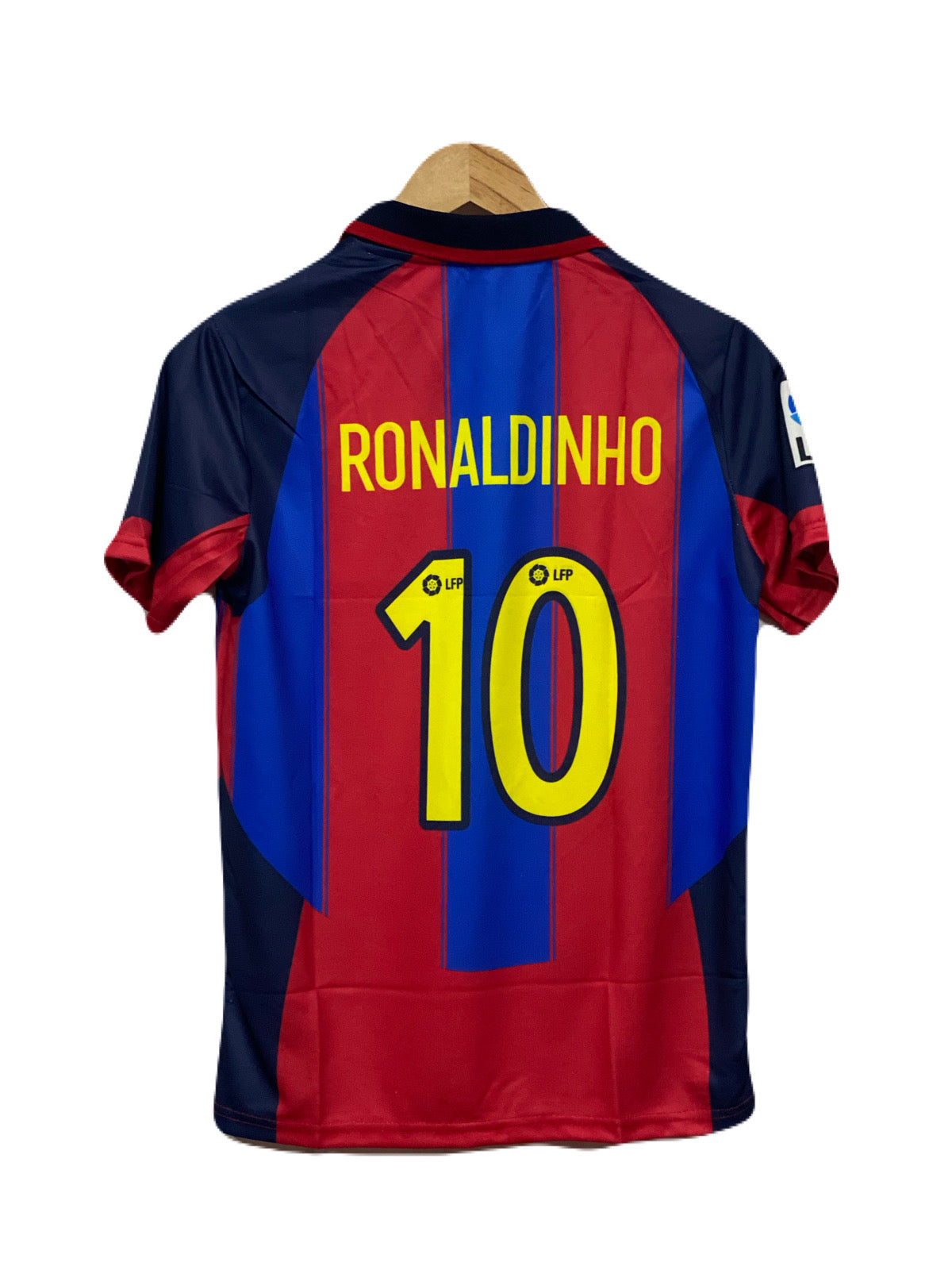 Fc Barcelona 2003-04 Home kit Ronaldinho Half sleeve P517 - Ms