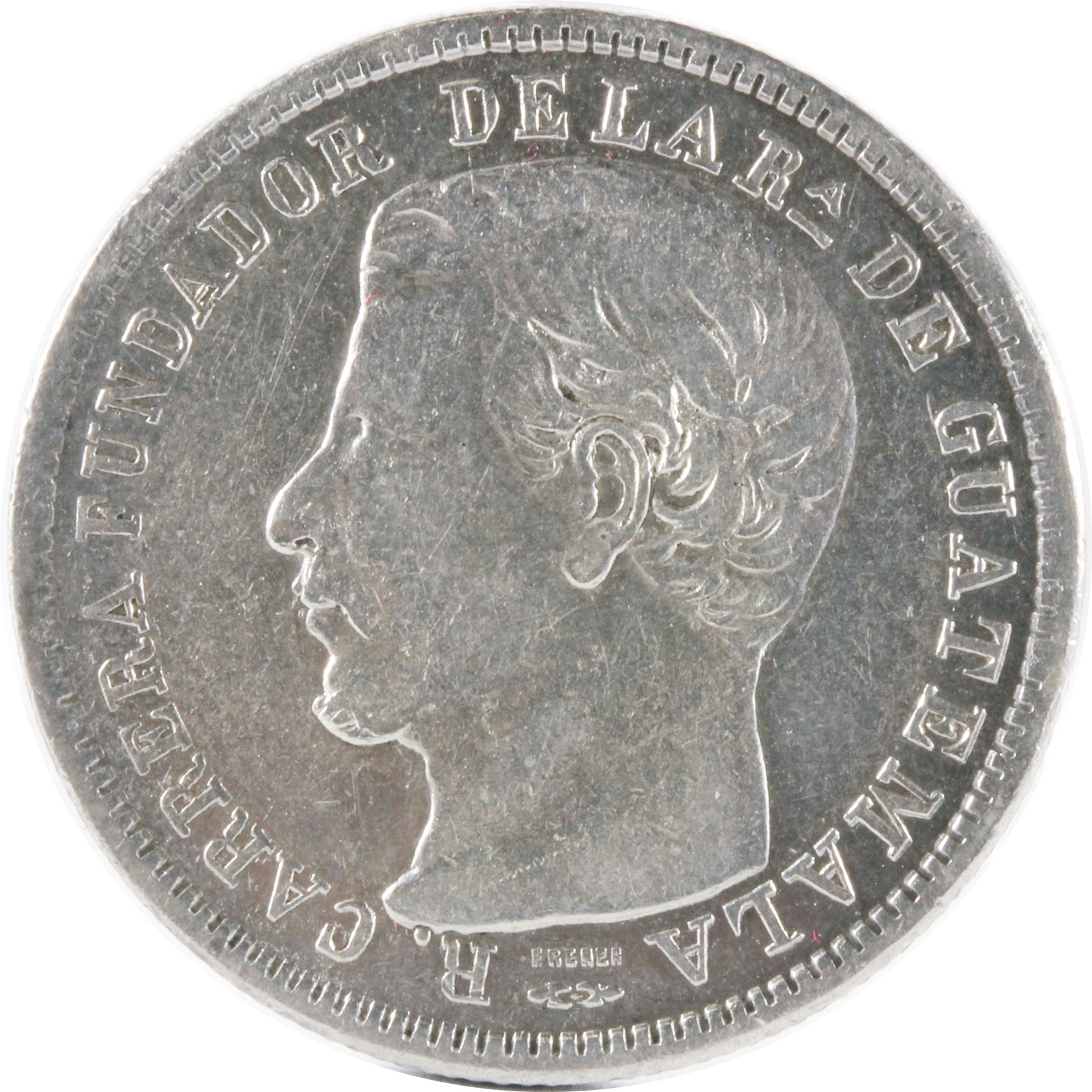 グアテマラ 1867年 4REALES 銀貨 XF-Cleaned | ミスターコインズ