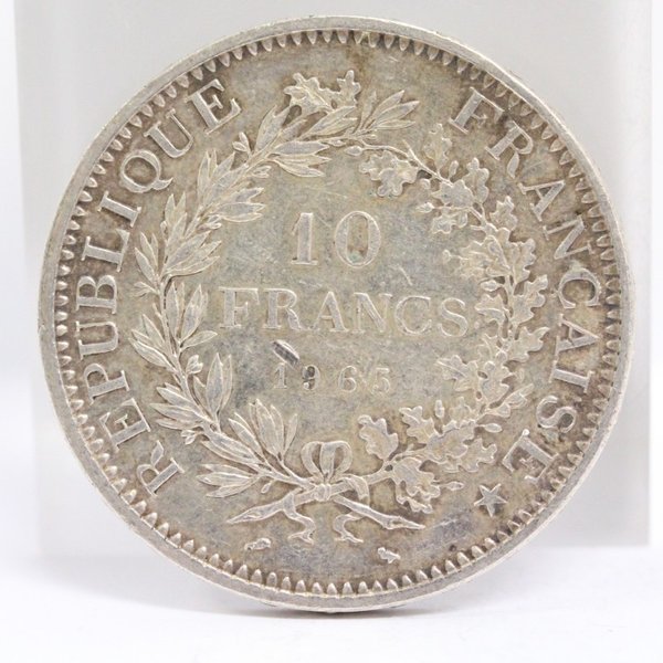 フランス 1965年 10フラン銀貨 「自由、平等、友愛」 | ミスターコインズ