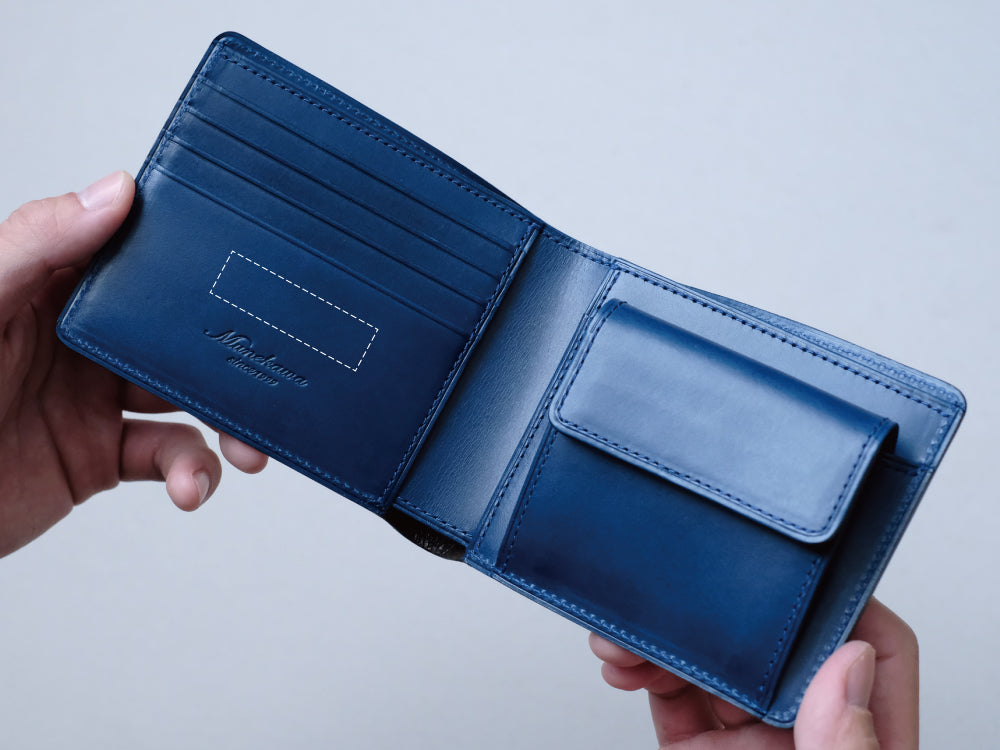小銭入れ付き二つ折り財布“Feel Coin” – munekawa
