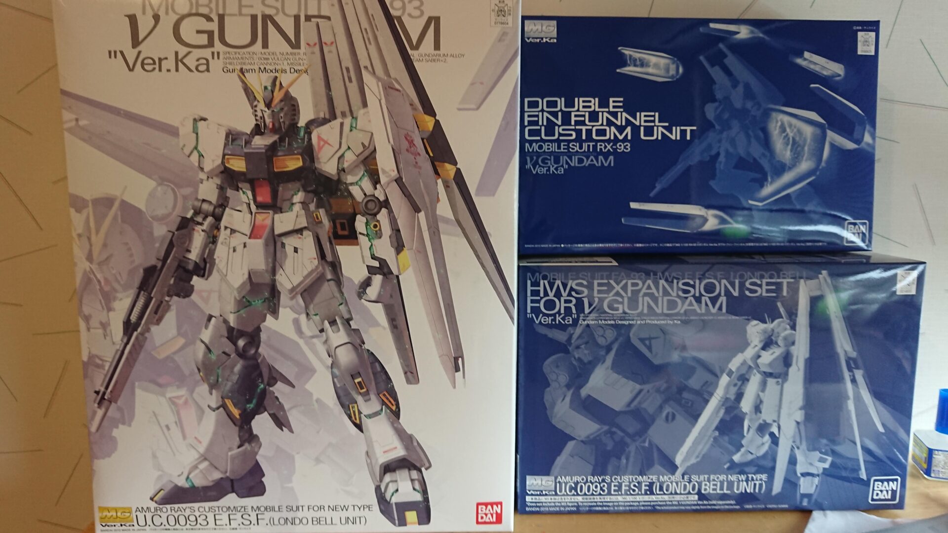 ガンプラレビュー】MG RX-93 vガンダム Ver.Ka （HWS、ダブルフィン